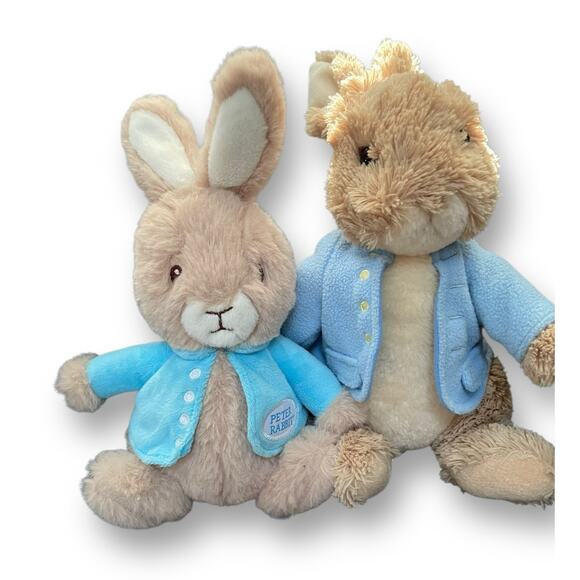 Gund Plush Beatrix Potter & Peter Rabbit Bunny Jacket Nursery Easter 12" Lot x2 - Picture 12 of 12
